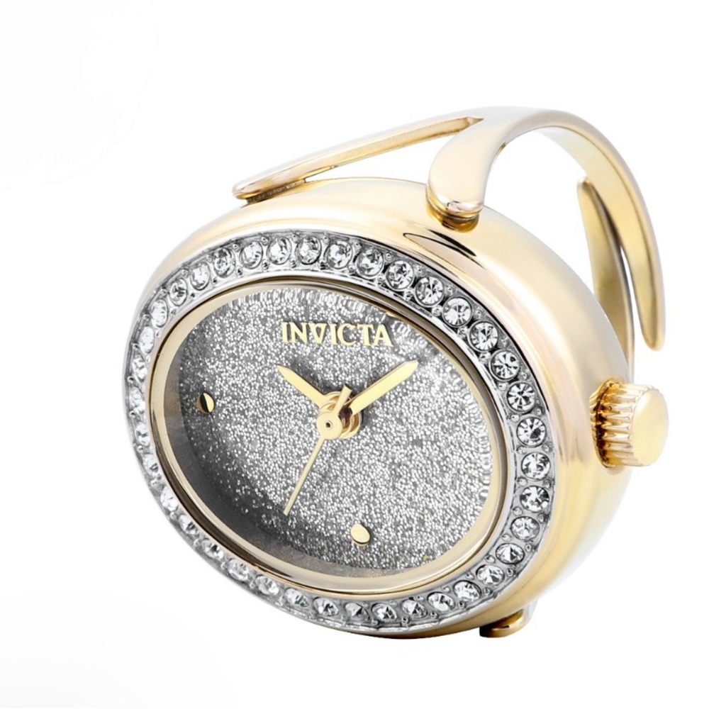 Invicta Women's Gold and Silver Crystal Watch